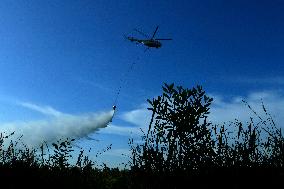 INDONESIA-SOUTH SUMATRA-PEATLAND-FIRE