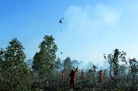 INDONESIA-SOUTH SUMATRA-PEATLAND-FIRE