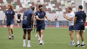 Rugby: France training for Japan match