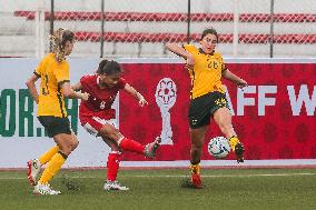 (SP)PHILIPPINES-MANILA-FOOTBALL-AFF WOMEN'S CHAMPIONSHIP-AUSTRALIA VS INDONESIA