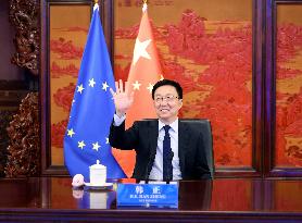 CHINA-BEIJING-HAN ZHENG-EU-ENVIRONMENT AND CLIMATE DIALOGUE (CN)