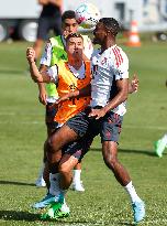 (SP)GERMANY-MUNICH-FOOTBALL-FC BAYERN MUNICH-TRAINING