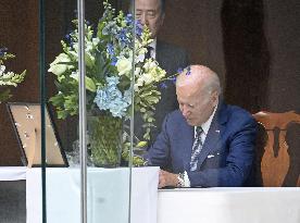 Biden's condolences over death of Abe