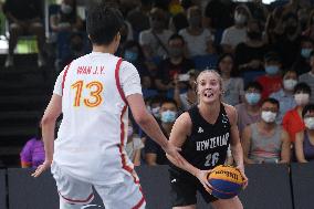 (SP)SINGAPORE-3X3 BASKETBALL-FIBA ASIA CUP-WOMEN-CHN VS NZL