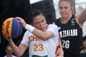 (SP)SINGAPORE-3X3 BASKETBALL-FIBA ASIA CUP-WOMEN-CHN VS NZL