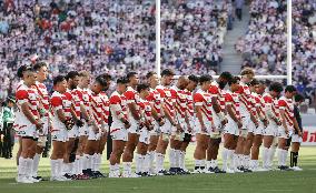 Rugby: Japan-France test match