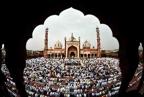 INDIA-NEW DELHI-EID AL-ADHA-PRAYER