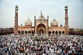 INDIA-NEW DELHI-EID AL-ADHA-PRAYER