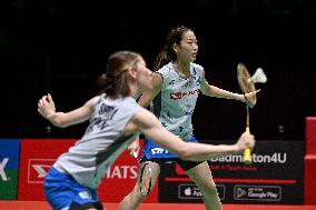 (SP)MALAYSIA-KUALA LUMPUR-BADMINTON-MALAYSIA MASTERS 2022-WOMEN'S DOULBES
