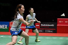 (SP)MALAYSIA-KUALA LUMPUR-BADMINTON-MALAYSIA MASTERS 2022-WOMEN'S DOULBES