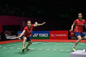 (SP)MALAYSIA-KUALA LUMPUR-BADMINTON-MALAYSIA MASTERS 2022-WOMEN'S DOULBES