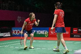 (SP)MALAYSIA-KUALA LUMPUR-BADMINTON-MALAYSIA MASTERS 2022-WOMEN'S DOULBES