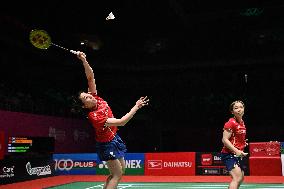 (SP)MALAYSIA-KUALA LUMPUR-BADMINTON-MALAYSIA MASTERS 2022-WOMEN'S DOULBES