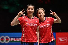 (SP)MALAYSIA-KUALA LUMPUR-BADMINTON-MALAYSIA MASTERS 2022-WOMEN'S DOULBES