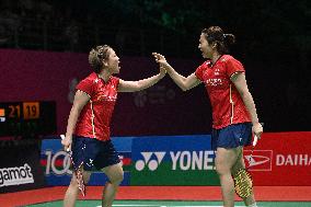 (SP)MALAYSIA-KUALA LUMPUR-BADMINTON-MALAYSIA MASTERS 2022-WOMEN'S DOULBES