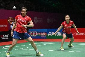 (SP)MALAYSIA-KUALA LUMPUR-BADMINTON-MALAYSIA MASTERS 2022-WOMEN'S DOULBES