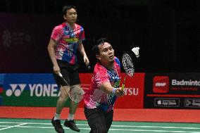 (SP)MALAYSIA-KUALA LUMPUR-BADMINTON-MALAYSIA MASTERS 2022-MEN'S DOUBLES