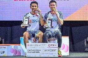 (SP)MALAYSIA-KUALA LUMPUR-BADMINTON-MALAYSIA MASTERS 2022-MEN'S DOUBLES