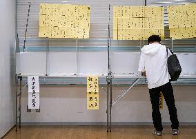 JAPAN-HOUSE OF COUNCILORS-ELECTION