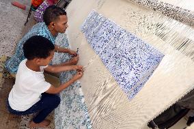 EGYPT-GIZA-HANDMADE CARPET SCHOOL