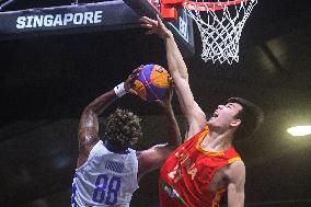 (SP)SINGAPORE-3X3 BASKETBALL-FIBA ASIA CUP-THIRD PLACE MATCH-CHINA VS PHILIPPINES