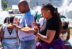 U.S.-CHICAGO-TASTE OF CHICAGO-FOOD FESTIVAL