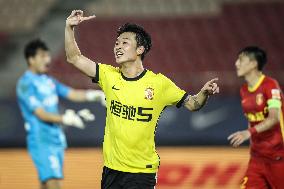 (SP)CHINA-DALIAN-FOOTBALL-CSL-HEBEI VS GUANGZHOU (CN)