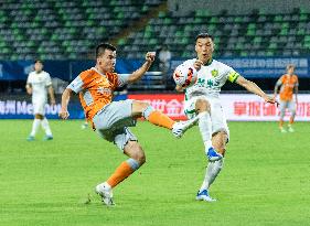 (SP)CHINA-MEIZHOU-FOOTBALL-CSL-BEIJING VS SHENZHEN(CN)