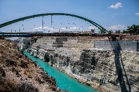 GREECE-CORINTH CANAL-SHIPPING-REOPENING