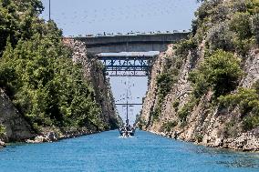 GREECE-CORINTH CANAL-SHIPPING-REOPENING