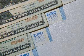 SPAIN-MADRID-EURO-U.S. DOLLAR