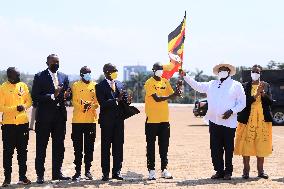 (SP)UGANDA-KAMPALA-WORLD ATHLETICS CHAMPIONSHIPS-FLAG-OFF CEREMONY