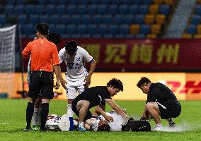 (SP)CHINA-MEIZHOU-FOOTBALL-CSL-TIANJIN VS CANGZHOU (CN)