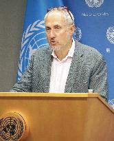 U.N. chief's spokesperson Stephane Dujarric