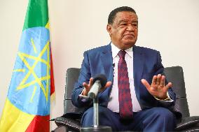 ETHIOPIA-ADDIS ABABA-FORMER PRESIDENT-INTERVIEW