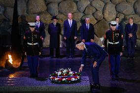 MIDEAST-JERUSALEM-YAD VASHEM-U.S.-PRESIDENT-VISIT