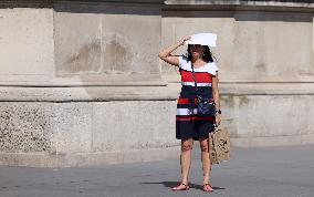 FRANCE-HEATWAVE-DAILY LIFE