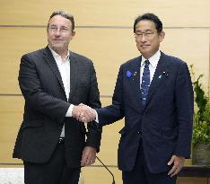 Japan PM Kishida meets with UNDP chief Steiner