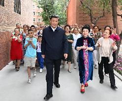 CHINA-XINJIANG-URUMQI-XI JINPING-INSPECTION (CN)