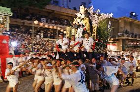 Hakata Gion Yamakasa festival in Japan