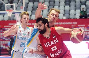 (SP)INDONESIA-JAKARTA-BASKETBALL-FIBA ASIA CUP 2022-KAZ VS IRI