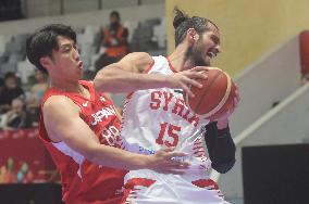 (SP)INDONESIA-JAKARTA-BASKETBALL-FIBA ASIA CUP 2022-SYR VS JPN