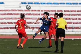 (SP)PHILIPPINES-MANILA-FOOTBALL-AFF WOMEN'S CHAMPIONSHIP-SEMIFINALS-THA VS MYA