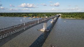 BANGLADESH-PIROJPUR-CHINESE-FRIENDSHIP-BRIDGE