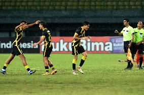 (SP)INDONESIA-BEKASI-AFF U19 BOYS CHAMPIONSHIP 2022-FINAL-MALAYSIA VS LAOS