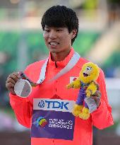 (SP)U.S.-EUGENE-ATHLETICS-WORLD CHAMPIONSHIPS-MEN'S 20KM RACE WALK-AWARDING CEREMONY