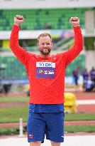 (SP)U.S.-EUGENE-ATHLETICS-WORLD CHAMPIONSHIPS-MEN'S HAMMER THROW-AWARDING CEREMONY