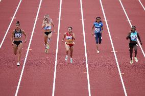 (SP)U.S.-EUGENE-ATHLETICS-WORLD CHAMPIONSHIPS-WOMEN'S 100M HEATS