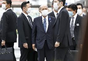 National safety chief at Abe assassination site