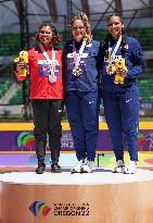 (SP)U.S.-EUGENE-ATHLETICS-WORLD CHAMPIONSHIPS-WOMEN'S HAMMER THROW-AWARDING CEREMONY